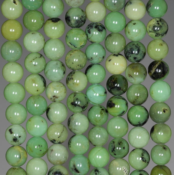 6MM Green Chrysoprase Gemstone Grade AA Round Loose Beads 16 inch Full Strand (80000526-A70)