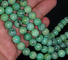 8MM Light Green Chrysoprase Gemstone Grade A Round Loose Beads 7 inch Half Strand (80000528 H-A70)