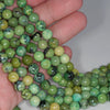 8MM Green Chrysoprase Gemstone Grade A Round Loose Beads 7 inch Half Strand (80000531 H-A71)