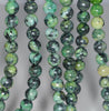 10MM Black Green Chrysoprase Gemstone Round Loose Beads 7 inch Half Strand (80000536 H-A71)