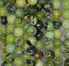 10MM Green Chrysoprase Gemstone Grade A Round Loose Beads 7.5 inch Half Strand (80000539 H-A70)