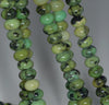 10X6MM Green Chrysoprase Gemstone Grade AA Rondelle Loose Beads 7.5 inch Half Strand (80000541 H-A72)