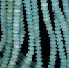 6X3MM Amazonite Gemstone Grade A Rondelle Loose Beads 16 inch Full Strand (80000543-A72)