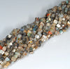 4-5MM Abalone Shell Gemstone Nugget Cube Loose Beads 15.5 inch Full Strand (80000562-A73)