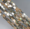 6X4MM Abalone Shell Gemstone Oval Loose Beads 15.5 inch Full Strand (80000563-A73)