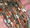 10X5MM Abalone Shell Gemstone Rectangle Loose Beads 15.5 inch Full Strand (80000564-A73)