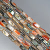 10X5MM Abalone Shell Gemstone Rectangle Loose Beads 15.5 inch Full Strand (80000564-A73)