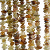 6-7MM Green Garnet Gemstone Pebble Nugget Chip Loose Beads 15.5 inch (80000575-A74)