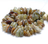 7-8MM Green Garnet Gemstone Pebble Nugget Chip Loose Beads 15.5 inch (80000576-A74)