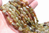 6-7MM Green Garnet Gemstone Pebble Nugget Loose Beads 15.5 inch Full Strand (80000577-A74)