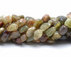 6-7MM Green Garnet Gemstone Pebble Nugget Loose Beads 15.5 inch Full Strand (80000577-A74)