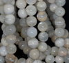 12MM Milky White Rainbow Moonstone Gemstone Grade AB Round Loose Beads 7.5 inch Half Strand (80000857 H-A78)