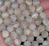 12MM Milky White Rainbow Rainbow Moonstone Gemstone Grade AB Round Loose Beads 15.5 inch Full Strand (80000863-A78)