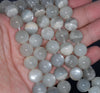 14MM White Moonstone Gemstone Grade A Round Loose Beads 15.5 inch Full Strand (80000865-A78)