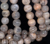 12MM Grey Moonstone Gemstone Grade AB Round Loose Beads 15.5 inch Full Strand (80000866-A78)