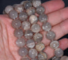 12MM Grey Moonstone Gemstone Grade AB Round Loose Beads 7.5 inch Half Strand (80000867 H-A78)