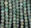 6-7MM Green Apatite Gemstone Grade AB Round Loose Beads 15.5 inch Full Strand (80000882-A155)