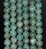 9MM Green Apatite Gemstone Round Loose Beads 15.5 inch Full Strand (80000891-A155)