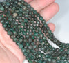 4MM Dark Green Apatite Gemstone Round Loose Beads 15.5 inch Full Strand (80000913-A166)