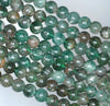 4MM Dark Green Apatite Gemstone Round Loose Beads 15.5 inch Full Strand (80000913-A166)