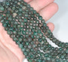 6MM Dark Green Apatite Gemstone Round Loose Beads 15.5 inch Full Strand (80000915-A166)