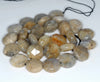 10MM Labradorite Gemstone Grade AB Faceted Flat Round Loose Beads 15 inch Full Strand (80001093-A156)