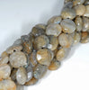 10MM Labradorite Gemstone Grade AB Faceted Flat Round Loose Beads 15 inch Full Strand (80001096-A156)