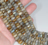 10x5MM Labradorite Gemstone Grade AB Faceted Rondelle Loose Beads 15 inch Full Strand (80001100-A156)