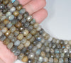 10x7MM Labradorite Gemstone Grade AB Faceted Rondelle Loose Beads 15.5 inch Full Strand (80001103-A156)