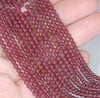 3MM Purple Garnet Gemstone Round Loose Beads 15.5 inch Full Strand (80001126-A165)