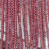 3-4MM Purple Garnet Gemstone Round Loose Beads 15.5 inch Full Strand (80001129-A165)