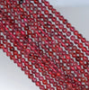 3MM Red Garnet Gemstone Round Loose Beads 15.5 inch Full Strand (80001136-A165)