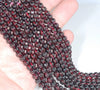 5MM Dark Red Garnet Gemstone Round Loose Beads 15.5 inch Full Strand (80001138-A165)