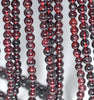 5MM Dark Red Garnet Gemstone Round Loose Beads 15.5 inch Full Strand (80001138-A165)