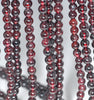 6-7MM Dark Red Garnet Gemstone Round Loose Beads 15.5 inch Full Strand (80001140-A165)