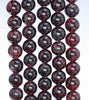 7MM Red Garnet Gemstone Grade AA Round Loose Beads 7 inch Half Strand (80001152-A111)