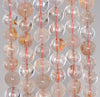 12-13MM Copper Bronze Rutilated Quartz Gemstone Round Loose Beads 7.5 inch Half Strand (80001281-A173)