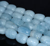 16X12-14X10MM Aquamarine Gemstone Grade AAA Irregular Nugget Loose Beads 7.5 inch Half Strand (80001289-A104)