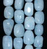 16X12-14X10MM Aquamarine Gemstone Grade AAA Irregular Nugget Loose Beads 7.5 inch Half Strand (80001289-A104)