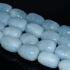 20X15-17X14MM Aquamarine Gemstone Grade AA Irregular Nugget Loose Beads 7.5 inch Half Strand (80001291-A104)