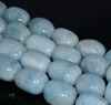 19X14-16X12MM Aquamarine Gemstone Grade AAA Irregular Nugget Loose Beads 7.5 inch Half Strand (80001299 H-A101)