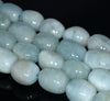 20X5-17X14MM Aquamarine Gemstone Grade AA Irregular Nugget Loose Beads 7.5 inch Half Strand (80001303-A110)