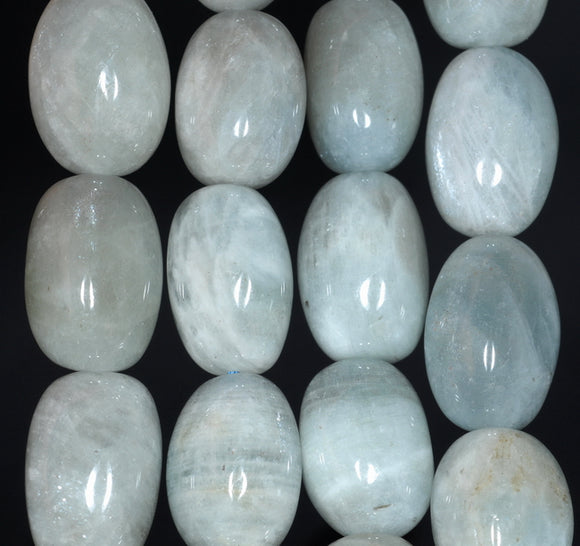 23X16-18X14MM Aquamarine Gemstone Grade A Irregular Nugget Loose Beads 7.5 inch Half Strand (80001307-A110)