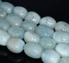 20X15-17X14MM Aquamarine Gemstone Grade AA Irregular Nugget Loose Beads 7.5 inch Half Strand (80001313-A110)