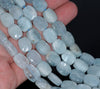 12X10MM Aquamarine Gemstone Grade AA Flat Barrel Loose Beads 7.5 inch Half Strand (80001317 H-A110)