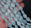 12X9MM Aquamarine Gemstone Grade AA Oval Loose Beads 15.5 inch Full Strand (80001337-A102)