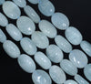 12X9MM Aquamarine Gemstone Grade AA Oval Loose Beads 15.5 inch Full Strand (80001337-A102)