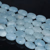 12X9MM Aquamarine Gemstone Grade AAA Oval Loose Beads 15.5 inch Full Strand (80001338-A102)