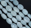 12X9MM Aquamarine Gemstone Grade AA Oval Loose Beads 15.5 inch Full Strand (80001339-A102)