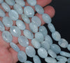 14X11MM Aquamarine Gemstone Grade AA Oval Loose Beads 15.5 inch Full Strand (80001341-A102)